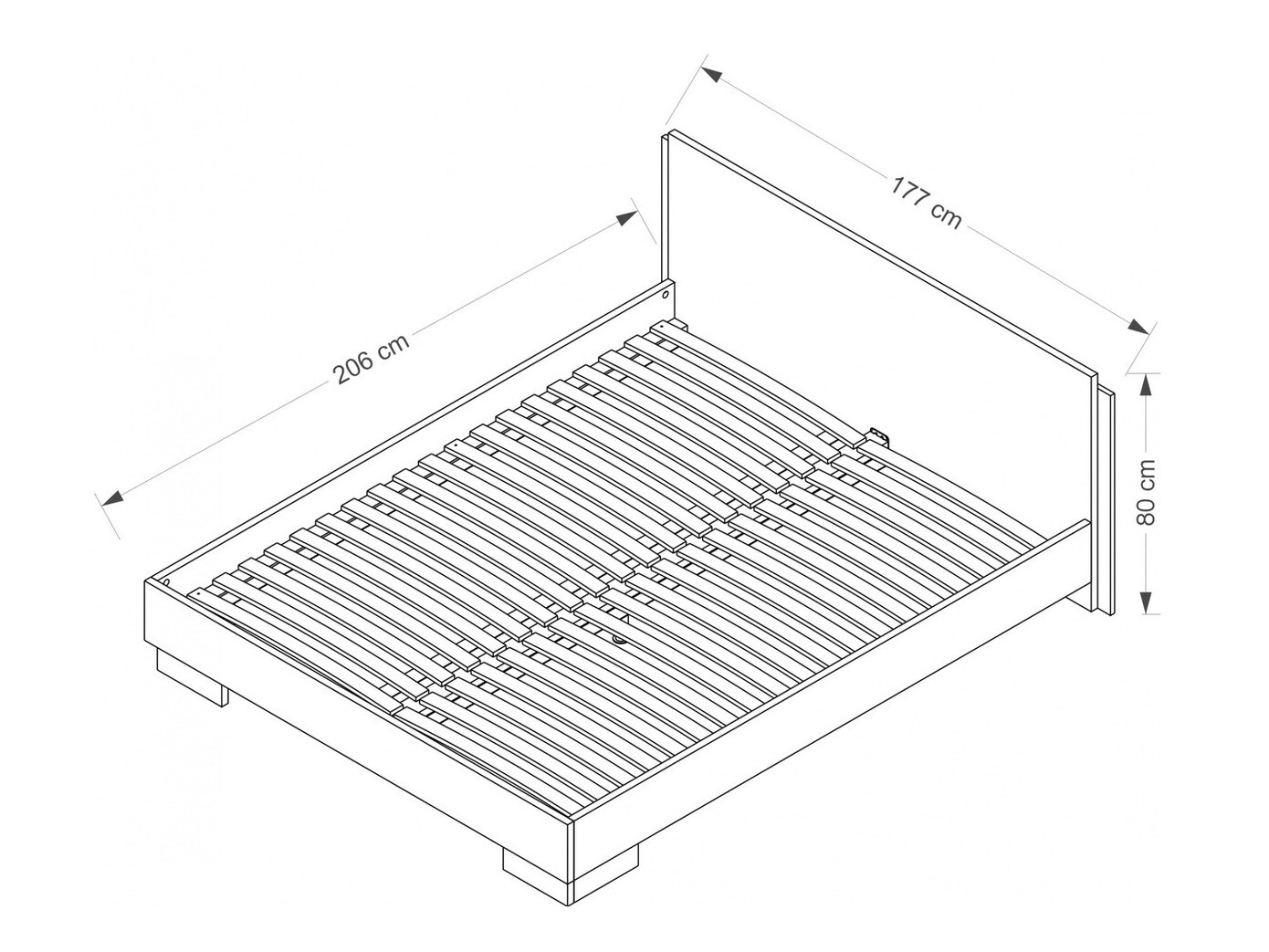 Bed Murrieta 110 (White)