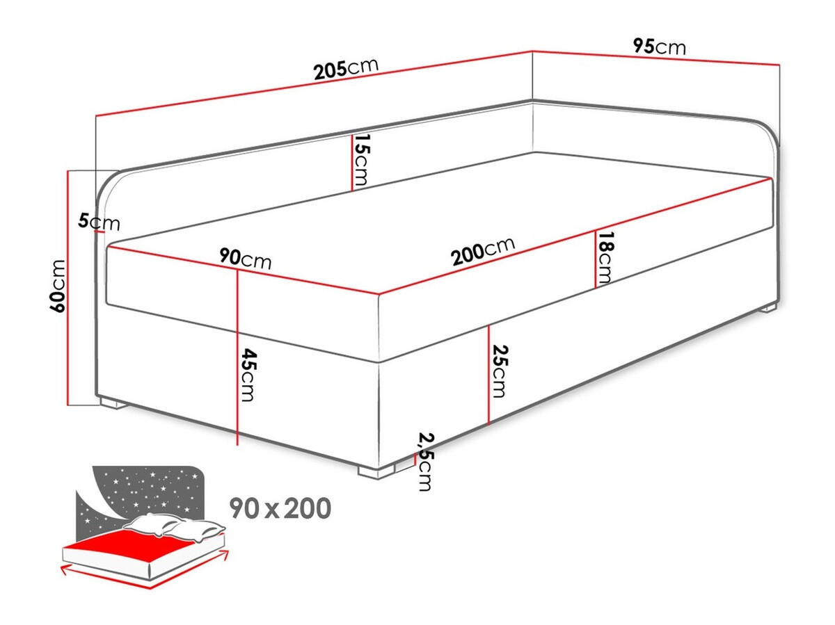 Bed Noma (Lux 22 + Lux 06)