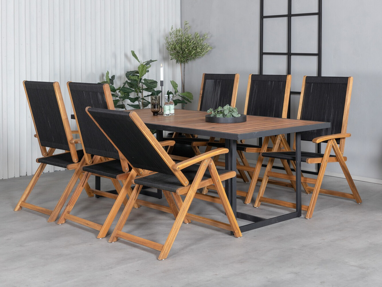 Table and chairs set Dallas 2905