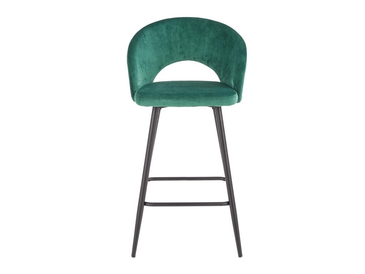 Counter stool Houston 881 (Dark green + Black)