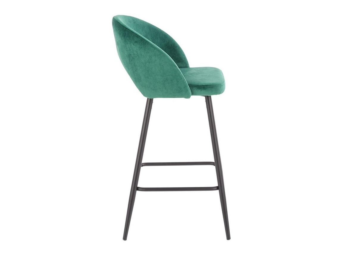Counter stool Houston 881 (Dark green + Black)