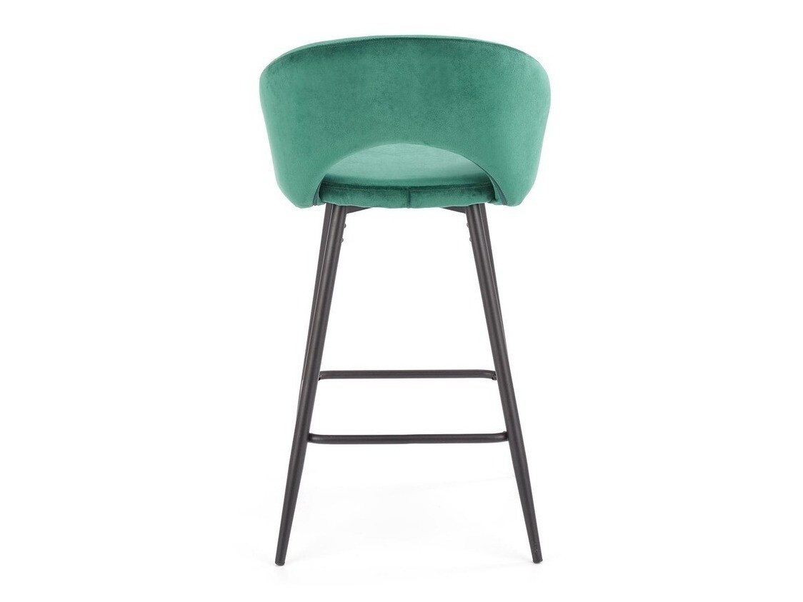 Counter stool Houston 881 (Dark green + Black)