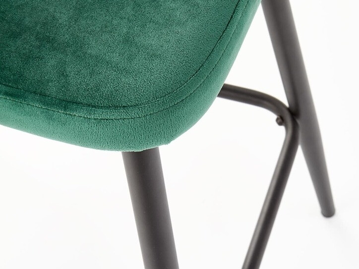 Counter stool Houston 881 (Dark green + Black)