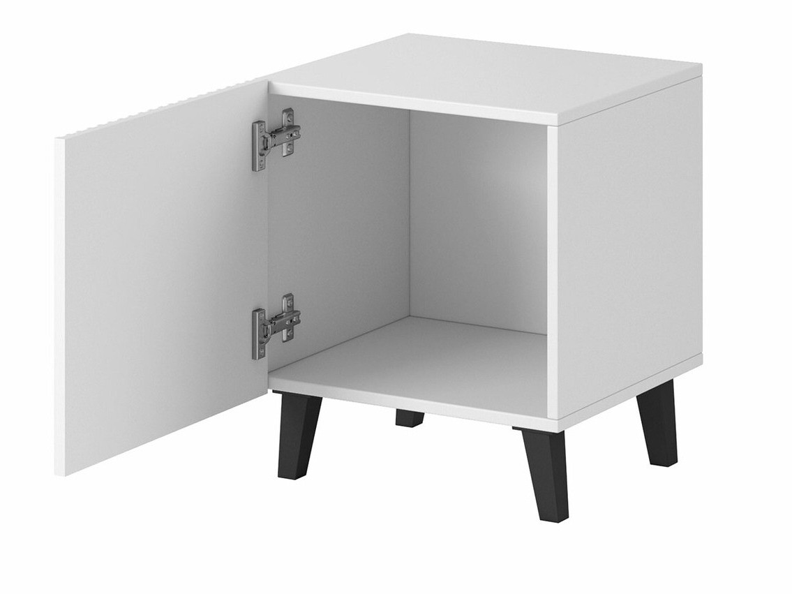 Bedside table Dicto (White + Black) (2pcs.)
