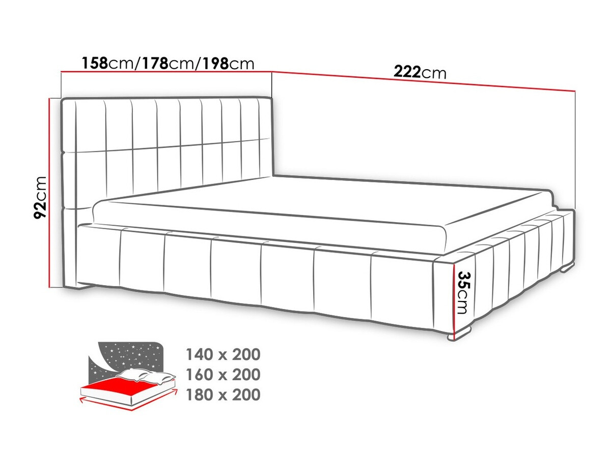 Bed Arcus (Rico 23)