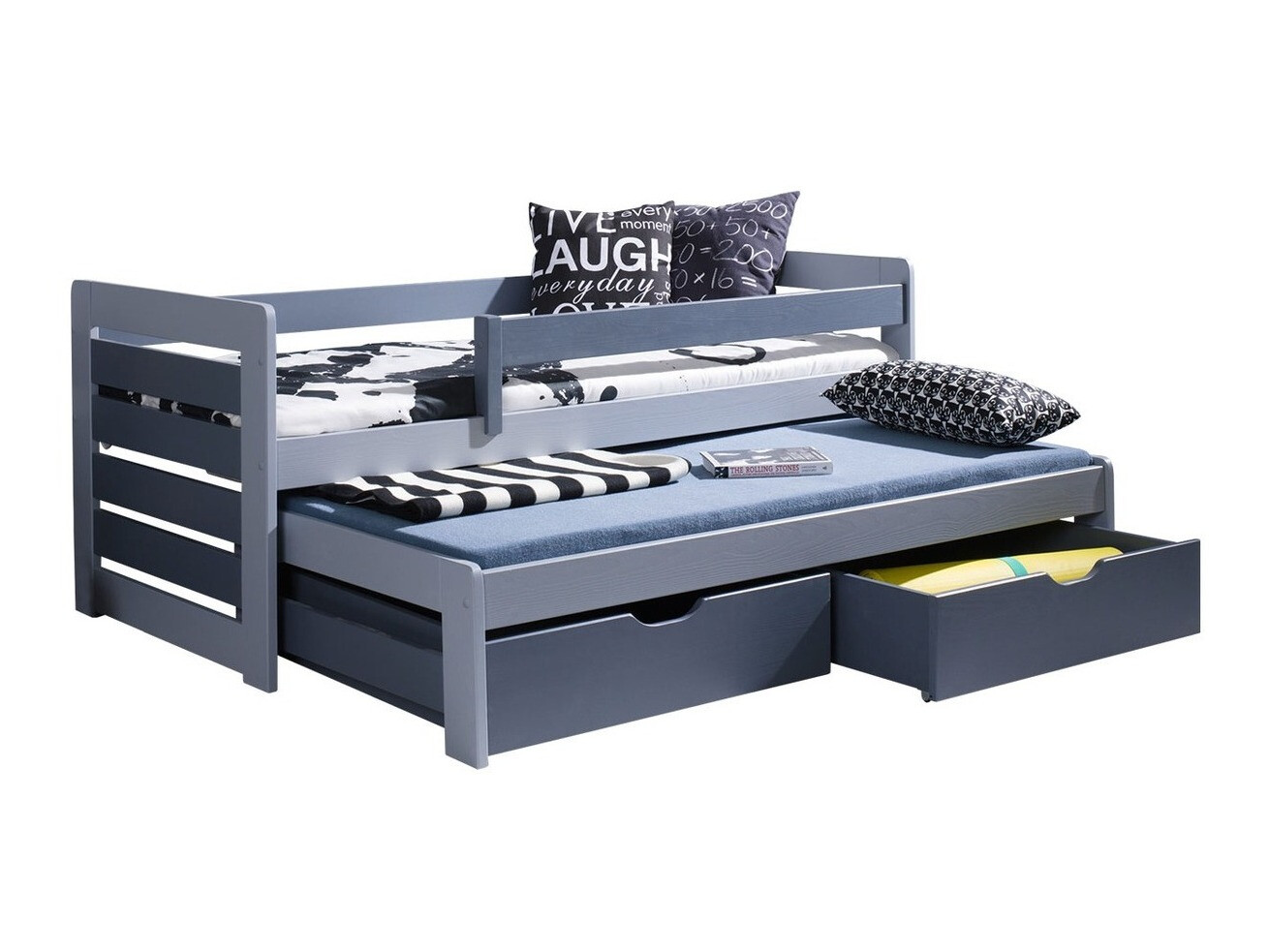 Bed Henderson 128 (Grey + Graphite)