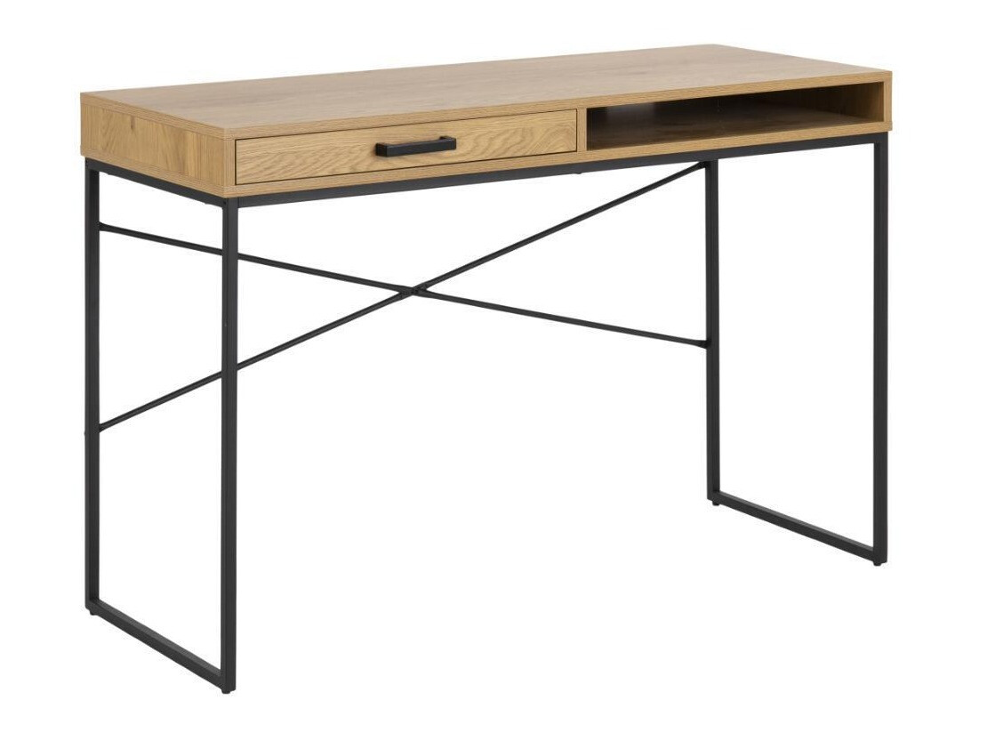 Desk Norsica Sevferi 190 (Black + Wild oak)