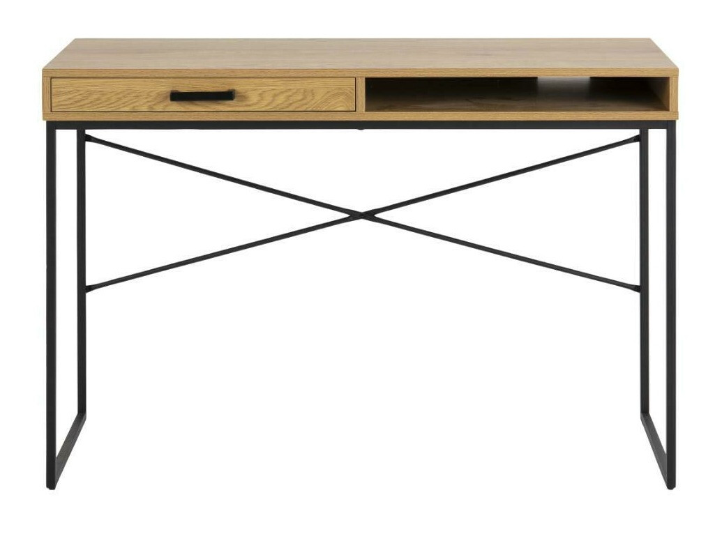 Desk Norsica Sevferi 190 (Black + Wild oak)