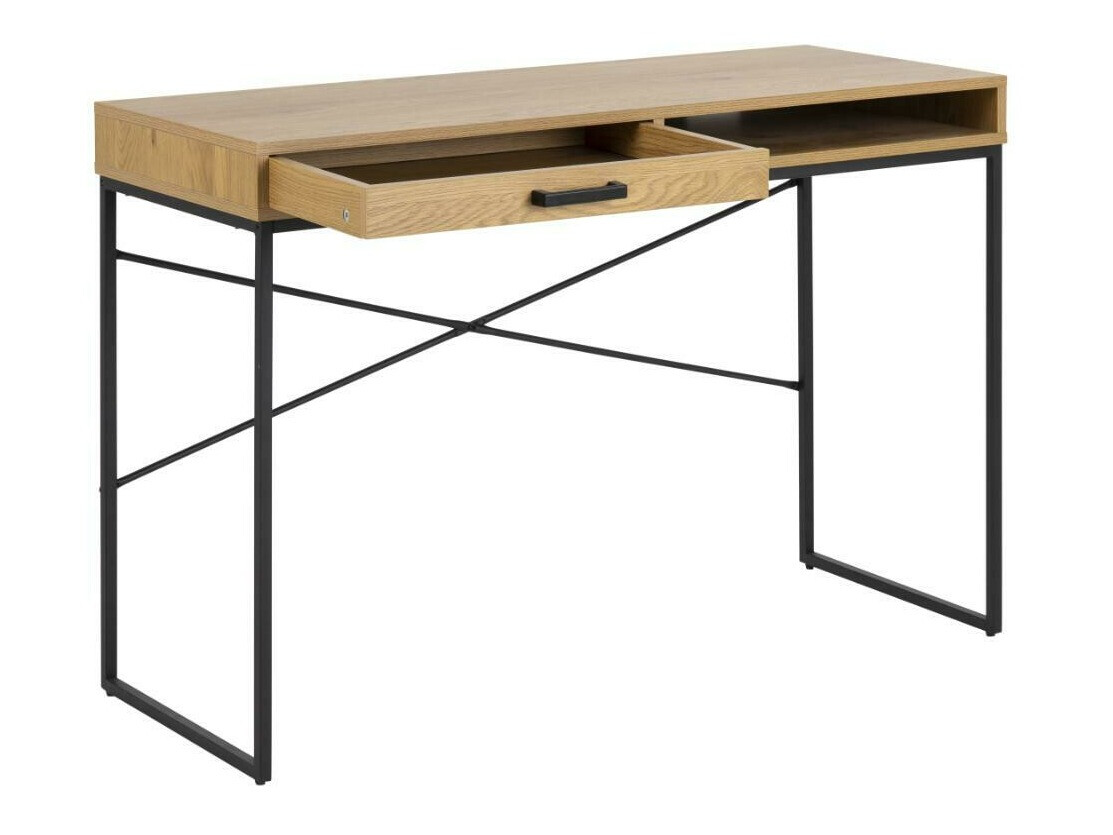 Desk Norsica Sevferi 190 (Black + Wild oak)