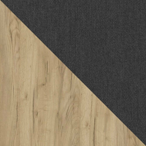 Continental bed ComfiDream 165 (Golden oak + Soro 97)