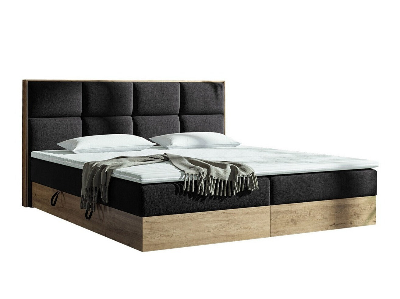 Continental bed ComfiDream Miraena (Golden oak + Soro 100)