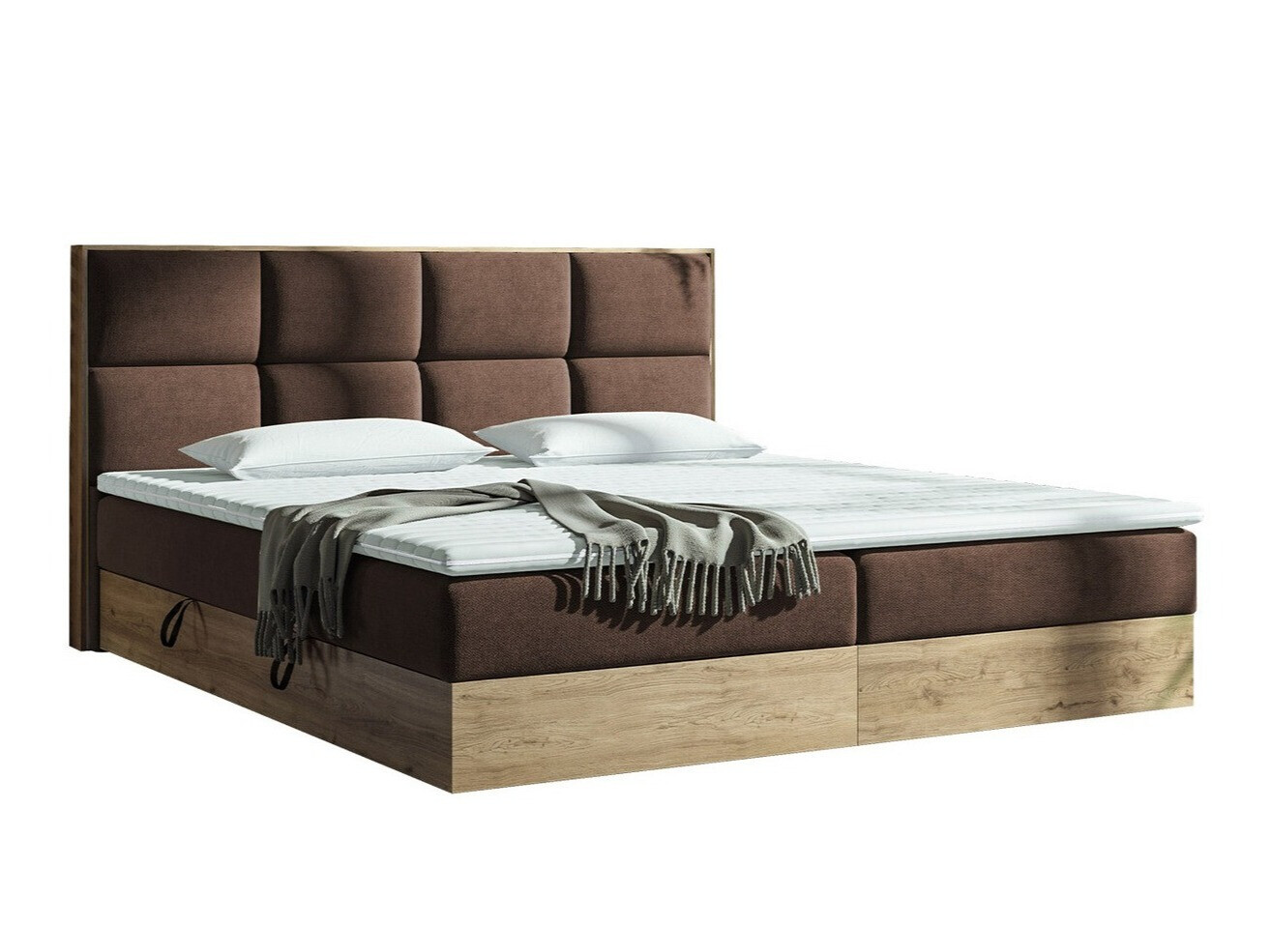 Continental bed ComfiDream Miraena (Golden oak + Soro 28)