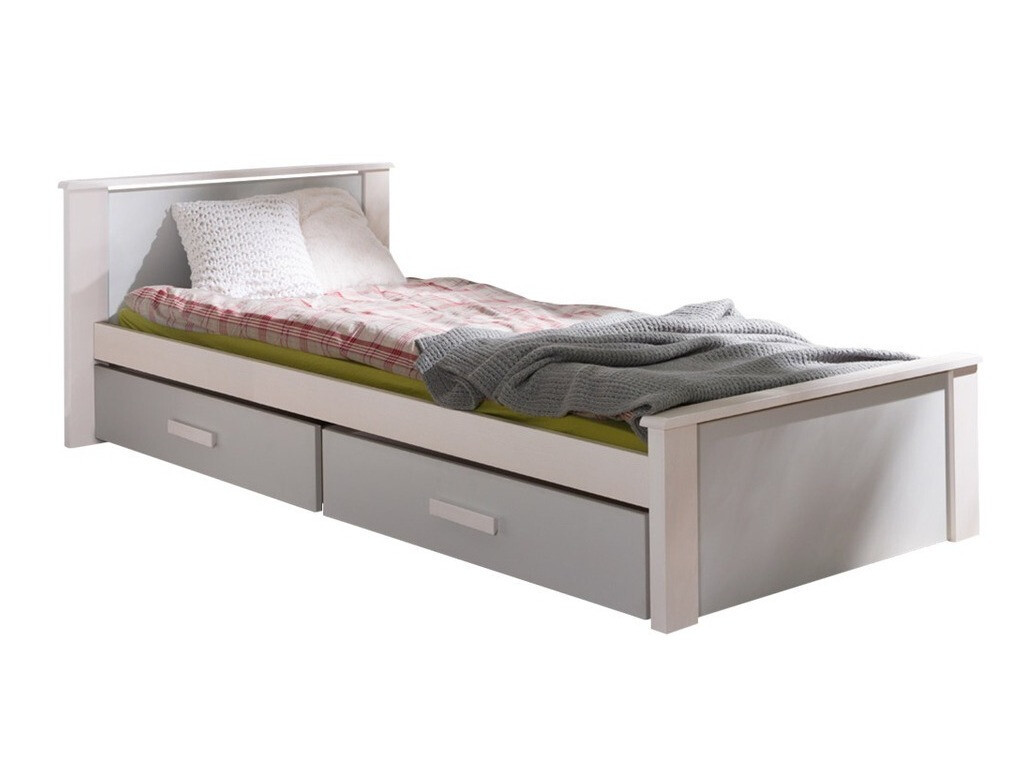 Bed Henderson 116 (White + Grey)