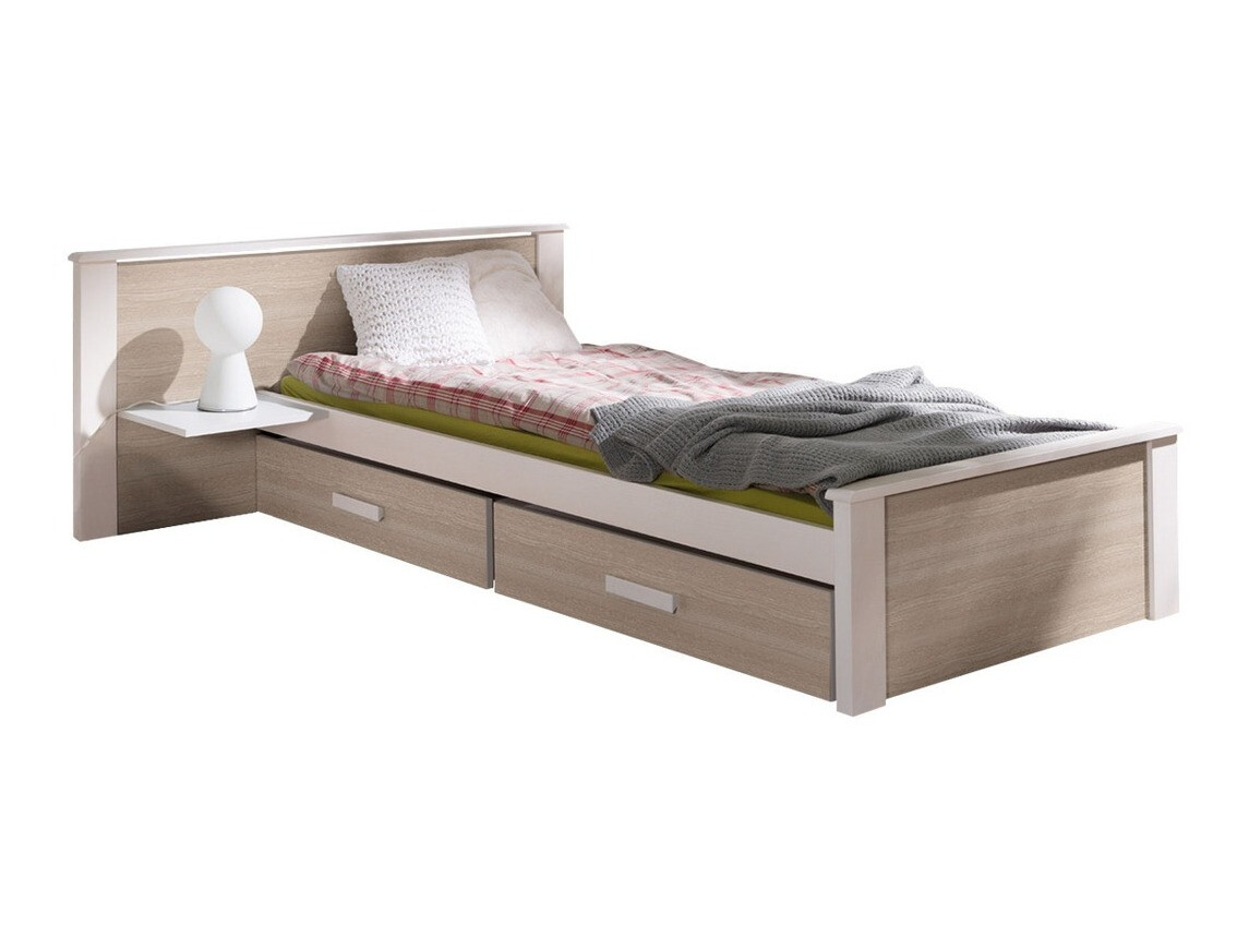 Bed Henderson 117 (White + Sonoma oak)