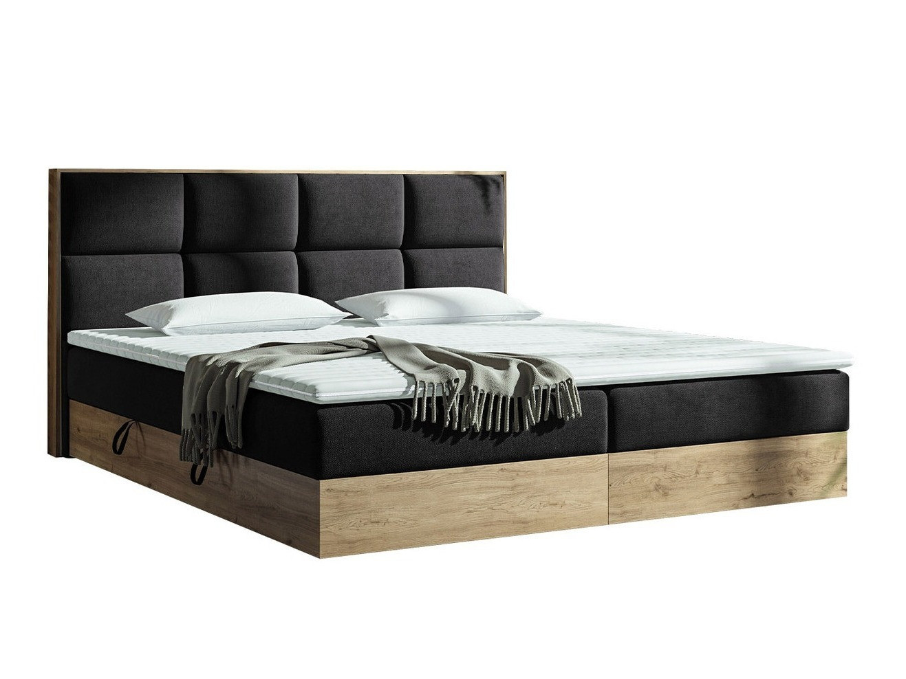Continental bed ComfiDream Miraena (Golden oak + Soro 100)
