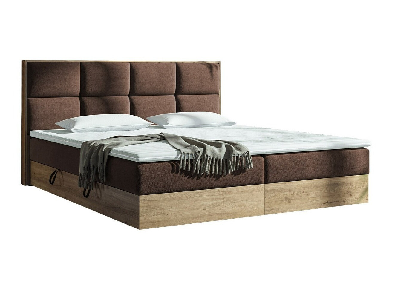 Continental bed ComfiDream Miraena (Golden oak + Soro 28)