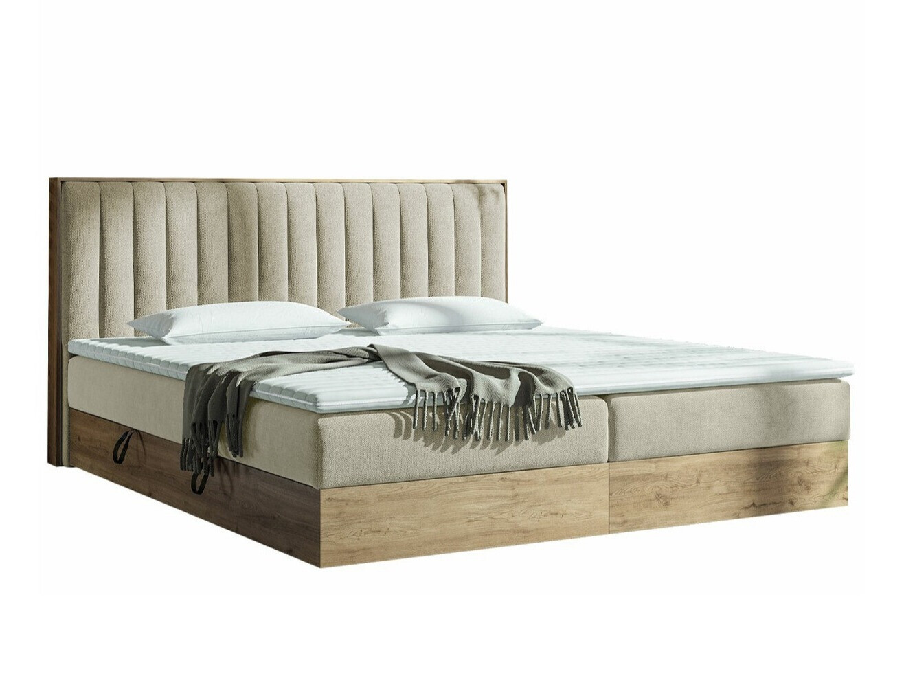 Continental bed ComfiDream Odelra (Golden oak + Soro 21)