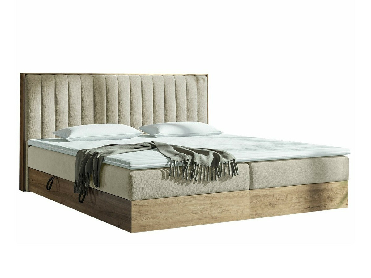 Continental bed ComfiDream Odelra (Golden oak + Soro 21)