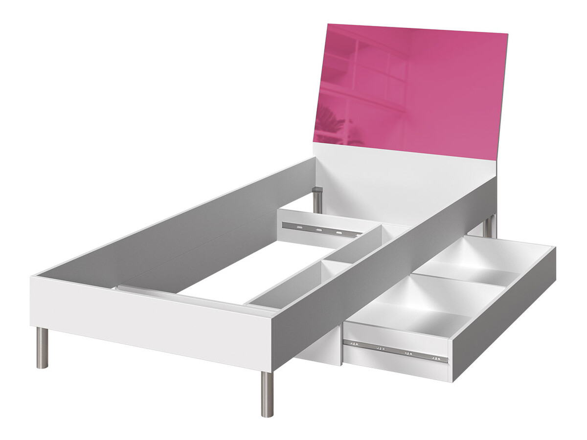 Bed Campus (White + Glossy pink)