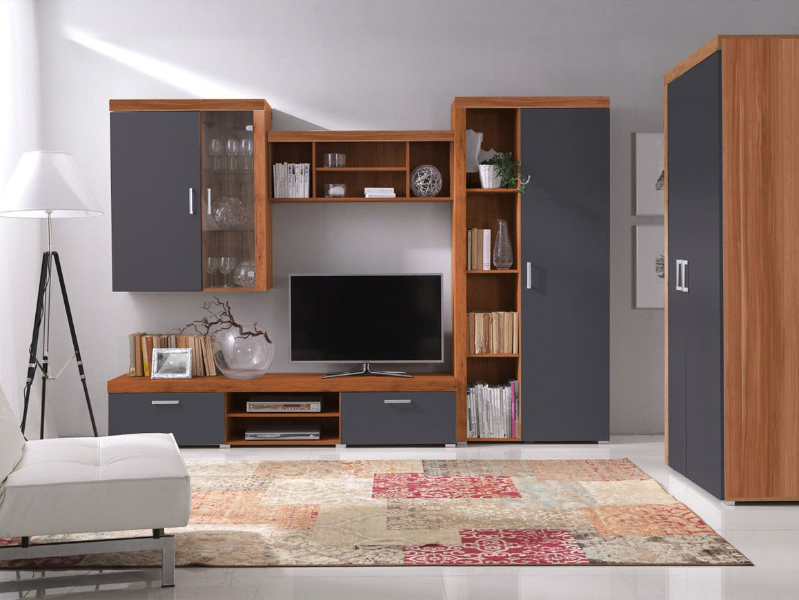 Living room set Cormiru 108 (Plum + graphite)