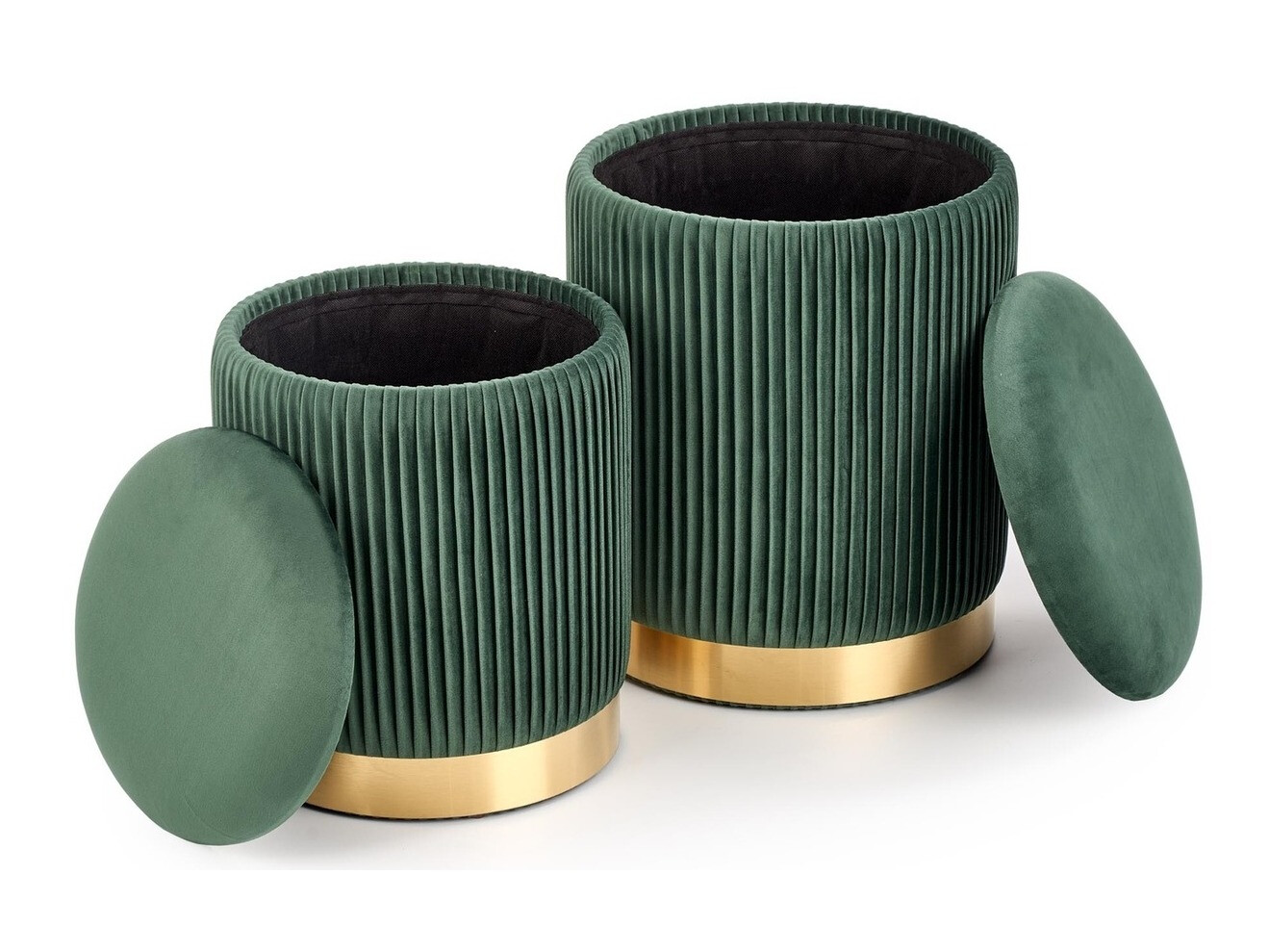 Ottoman set Houston 1153 (Dark green)