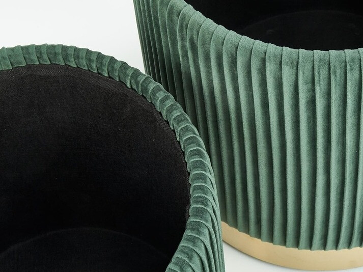 Ottoman set Houston 1153 (Dark green)