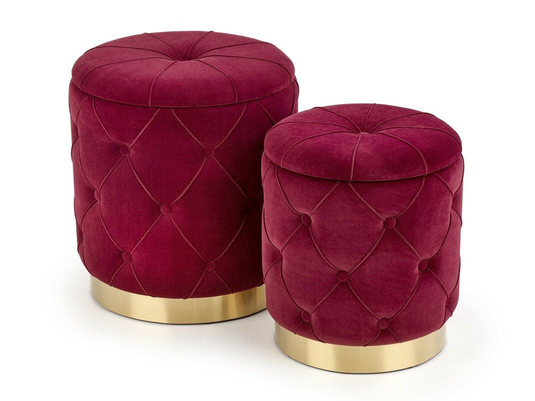 Ottoman set Houston 1154 (Bordeaux)