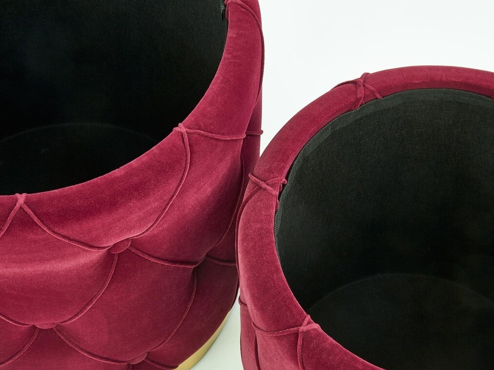 Ottoman set Houston 1154 (Bordeaux)