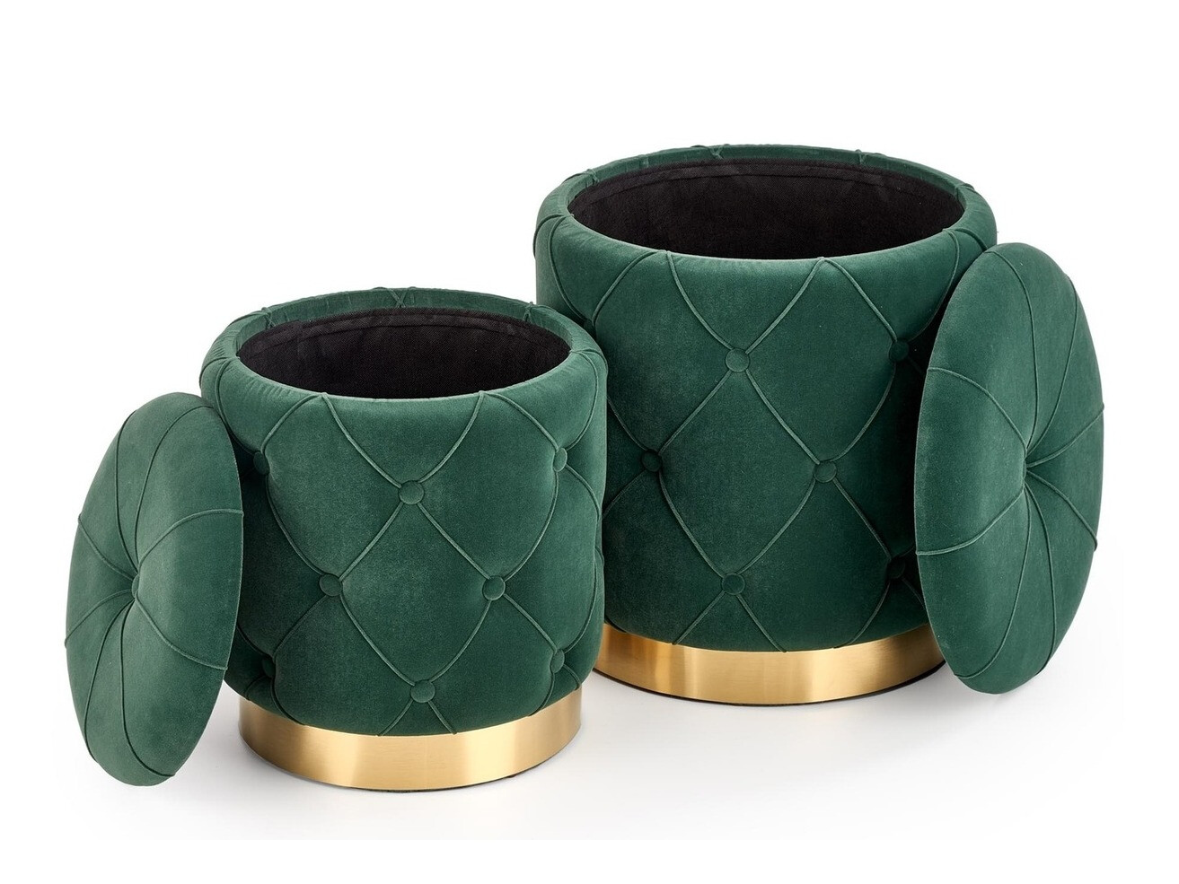 Ottoman set Houston 1154 (Dark green)