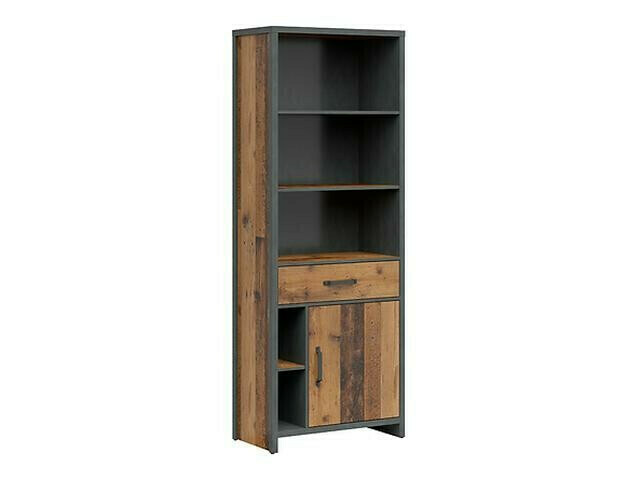 Bookcase Belsera 106 (Brown + Matera grey)