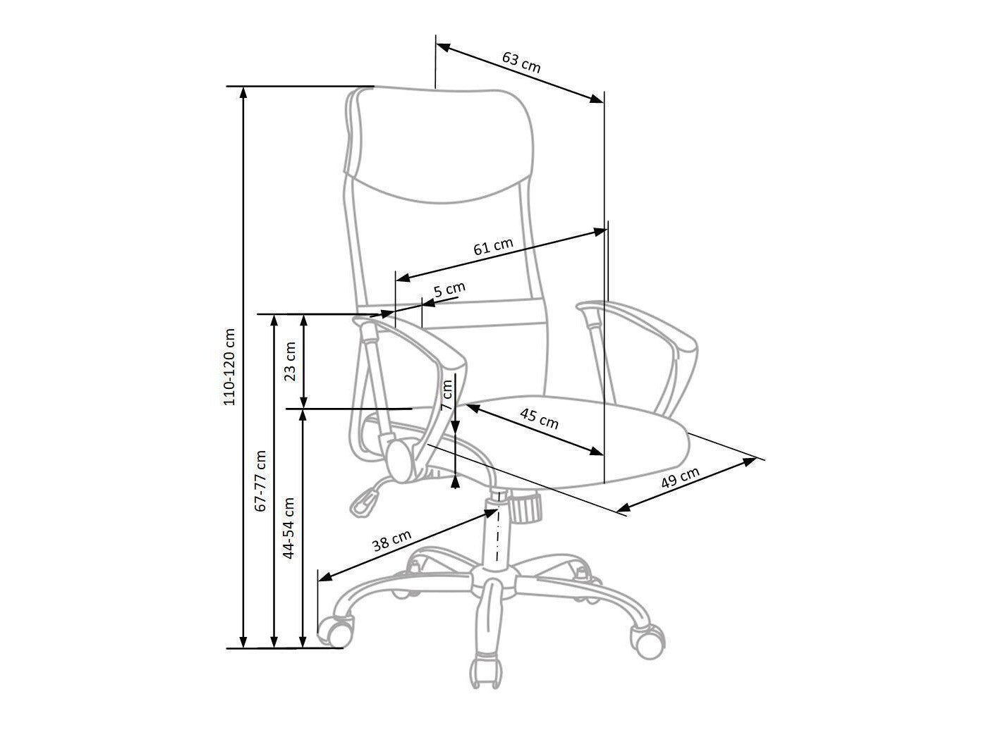 Office chair Houston 429 (Black)