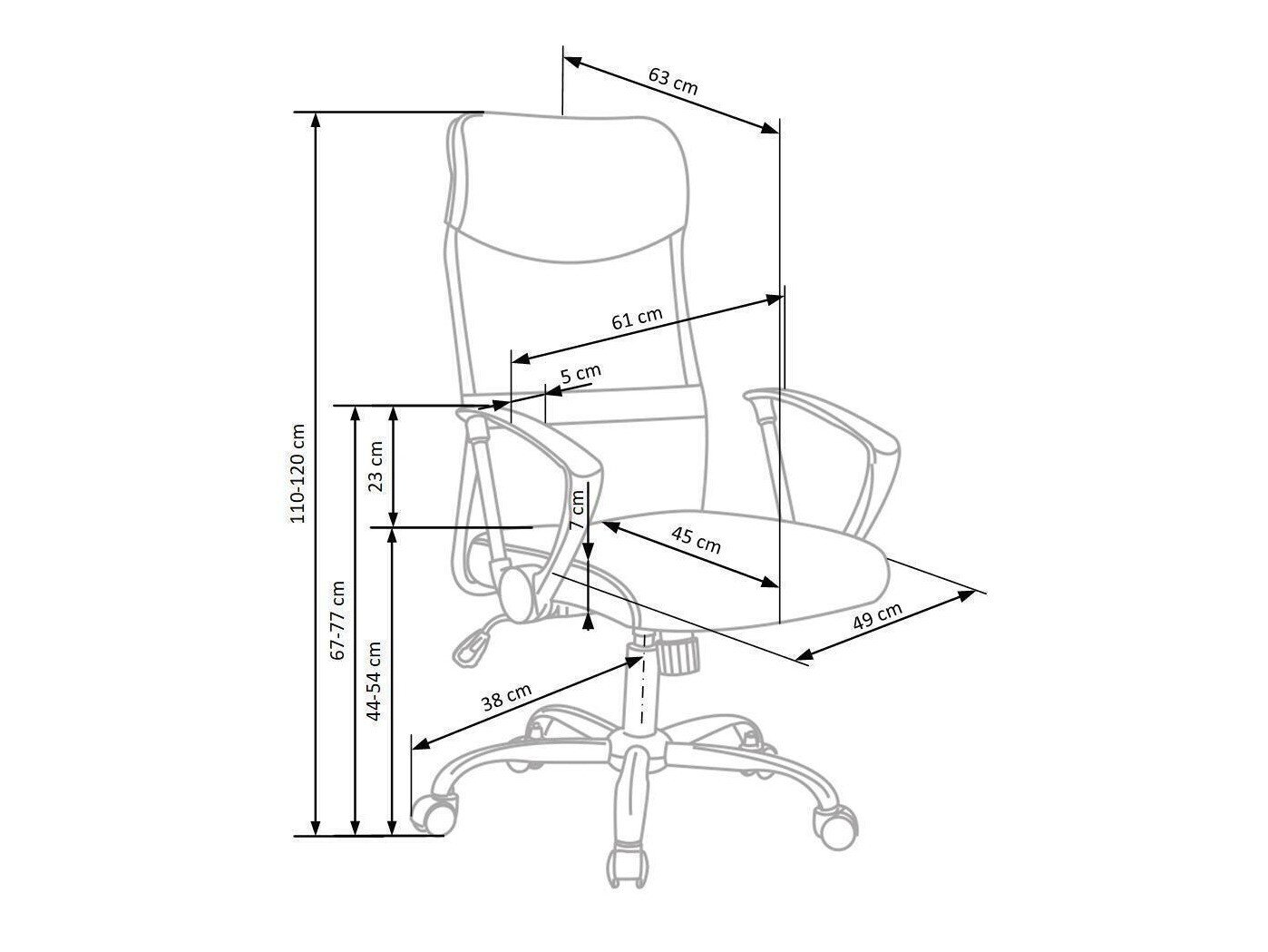 Office chair Houston 429 (White)