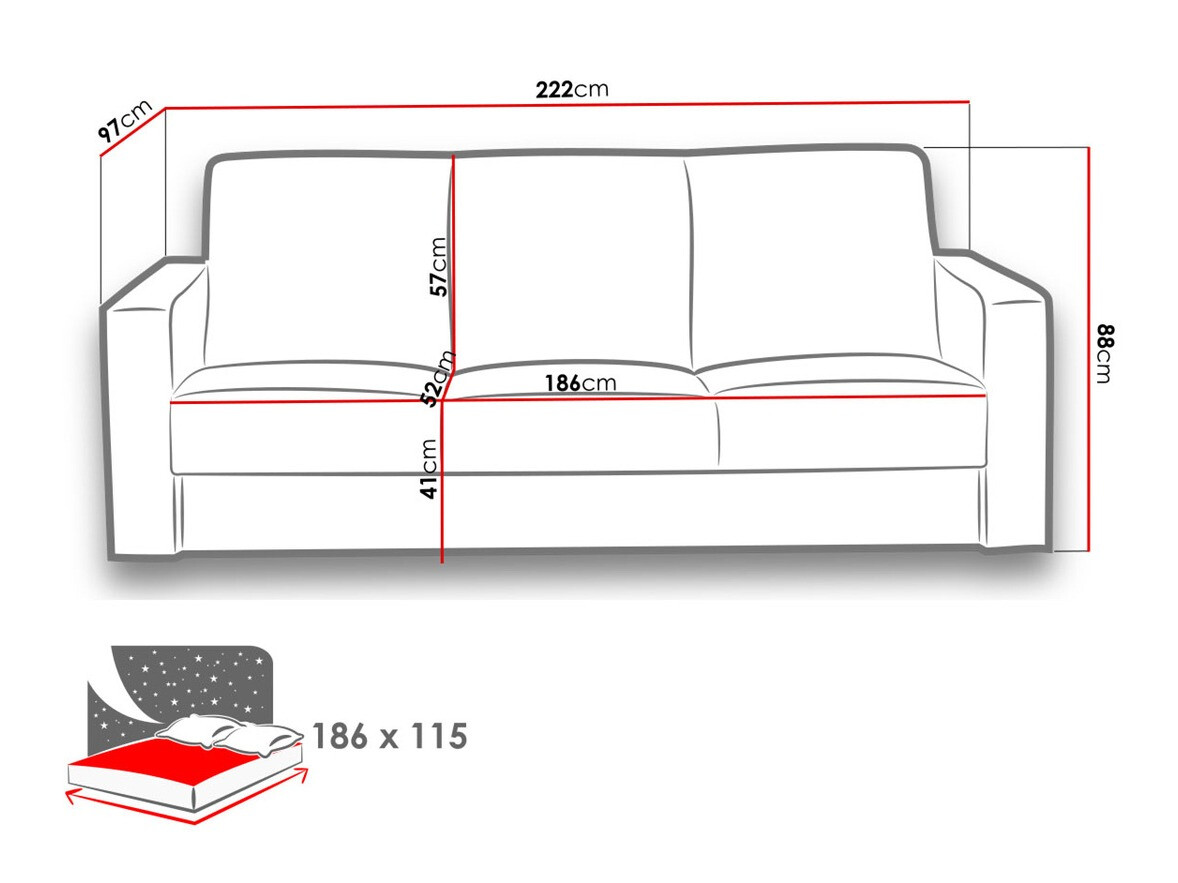 Sofa bed Donum