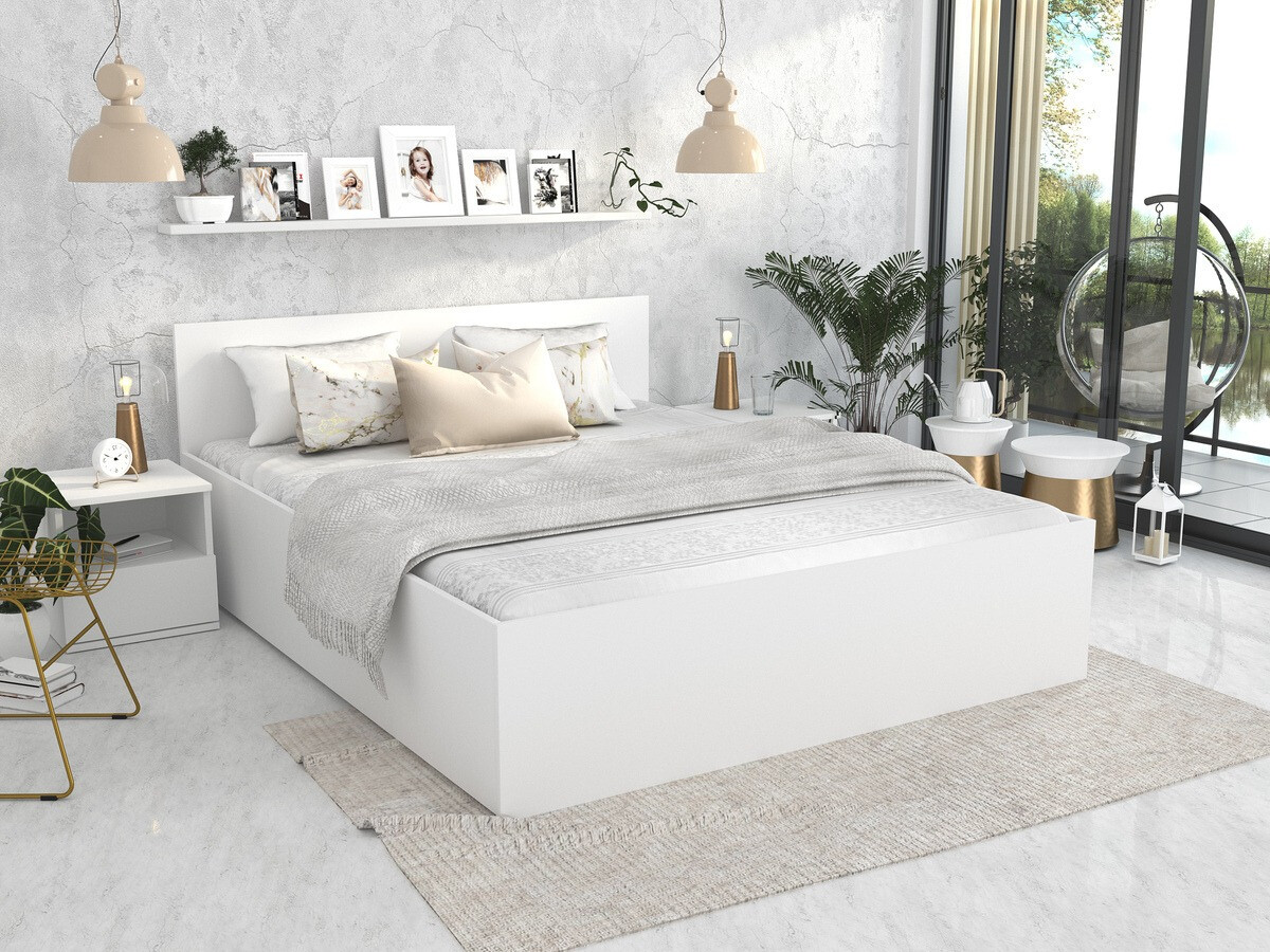 Bed Aurora 157 (White)