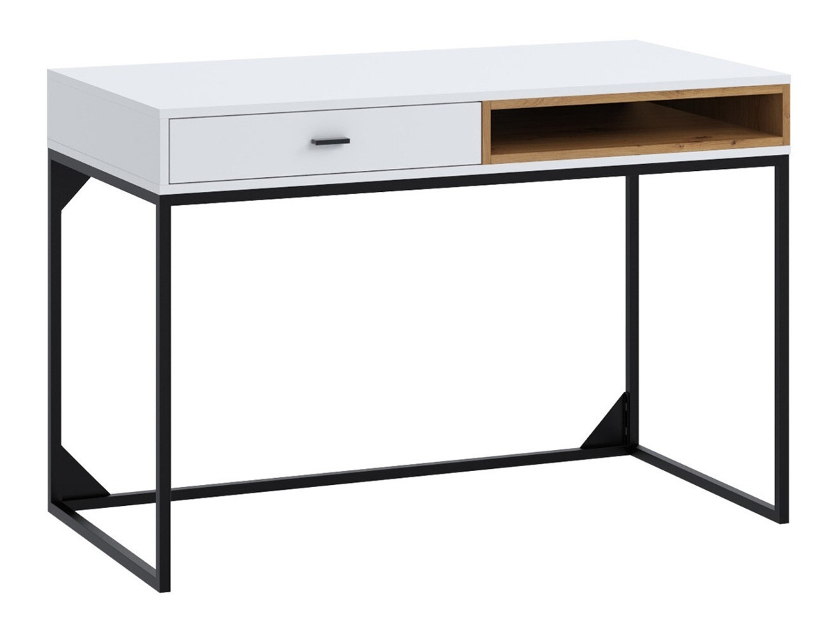 Desk Baltesi 110 (White + Artisan oak)
