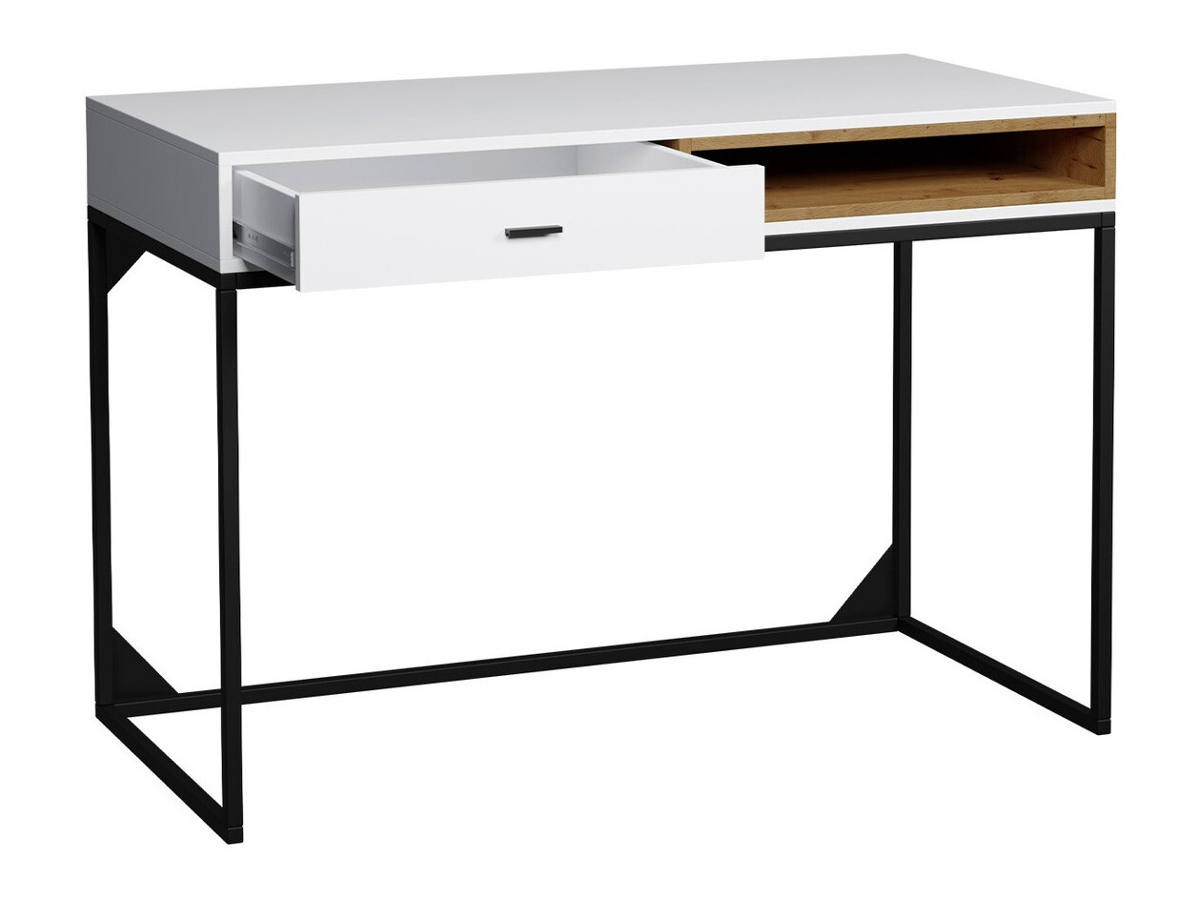Desk Baltesi 110 (White + Artisan oak)