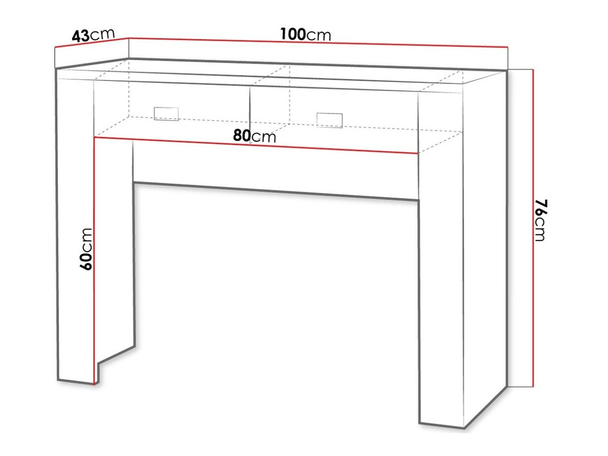 Console table Melfeli 113 (Sonoma oak)