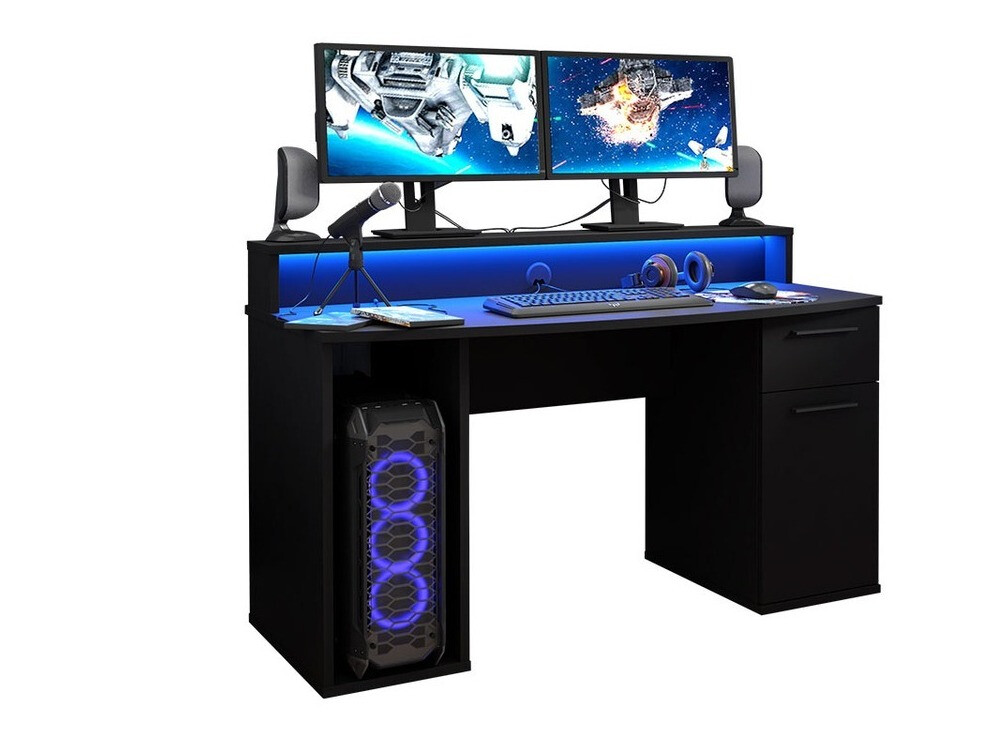 Gaming desk Serus (Matte black)
