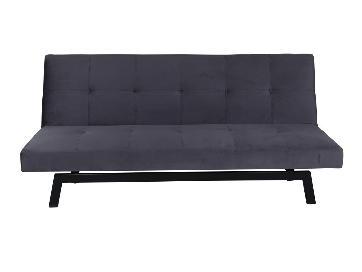 Sofa bed Dallas 1710 (Dark grey + Black)