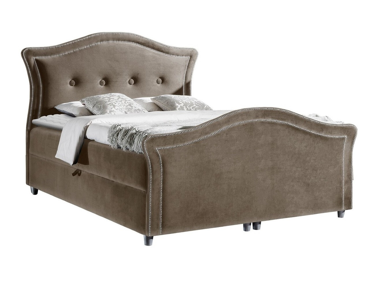 Continental bed Baltimore 136 (Magic Velvet 2207)