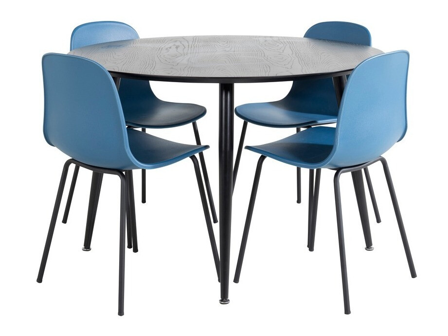Dining set Dallas 1622 (Blue + Black)
