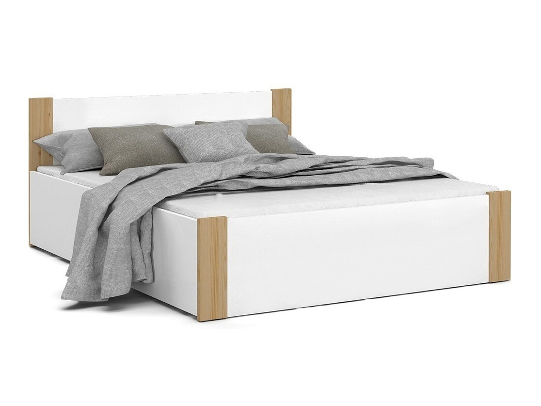 Bed Aurora 154 (White + Pine)