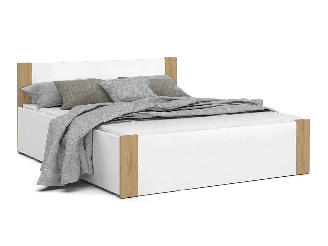 Bed Aurora 154 (White + Pine)