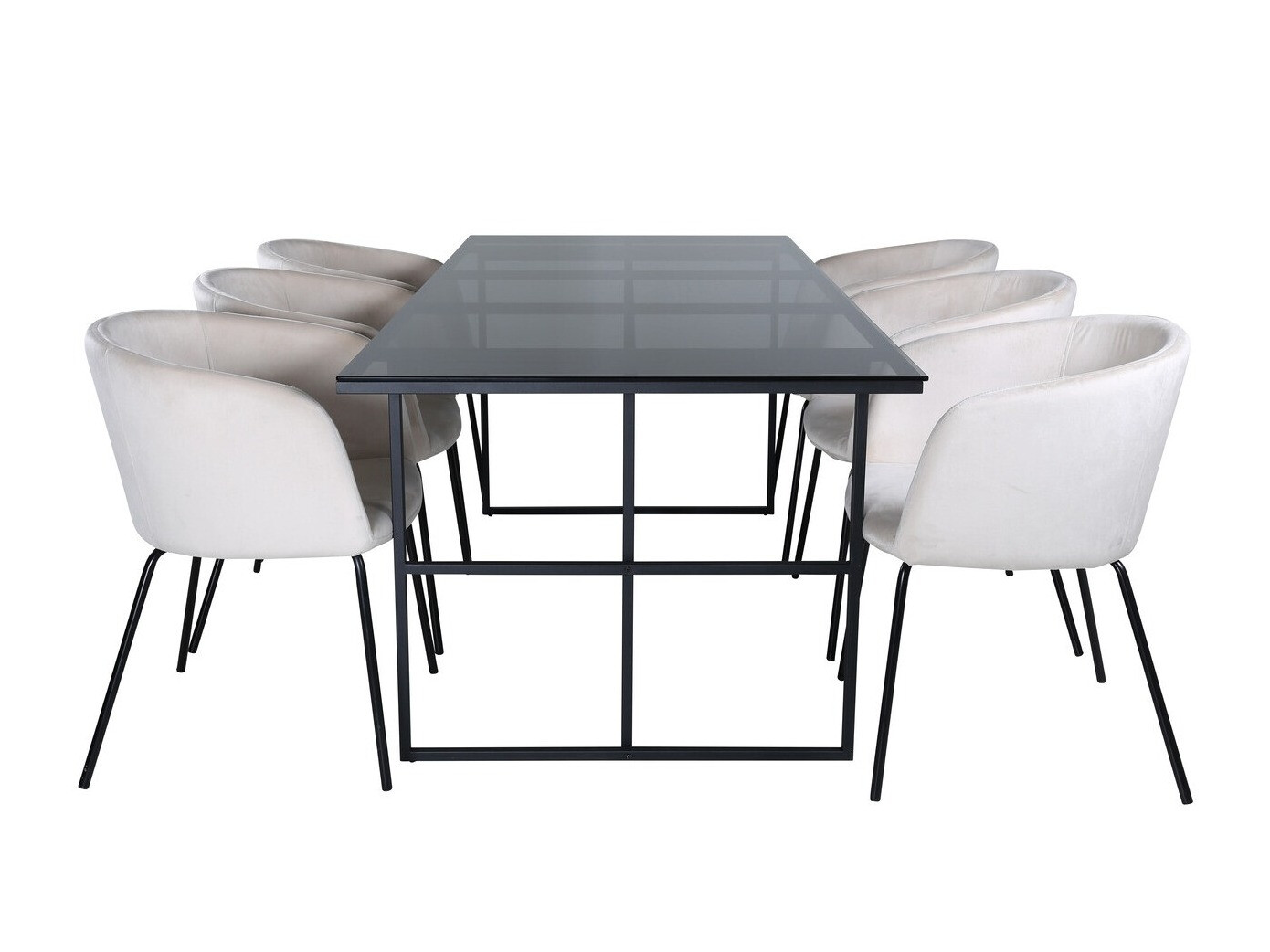 Dining set Dallas 2639 (Beige + Black)