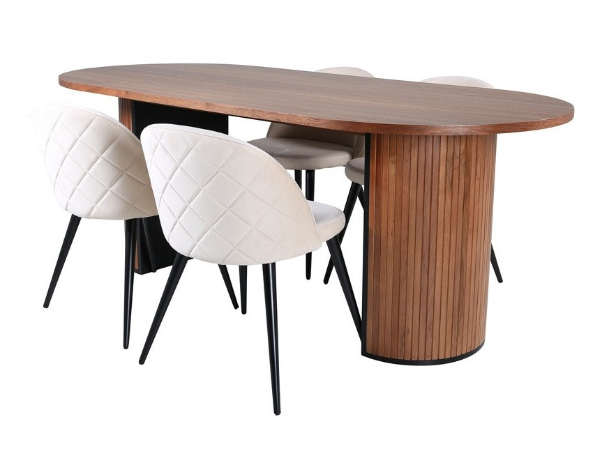 Dining set Dallas 2764 (Cream + Black)