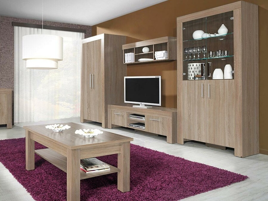 Bookcase Melfeli 101 (Sonoma oak)
