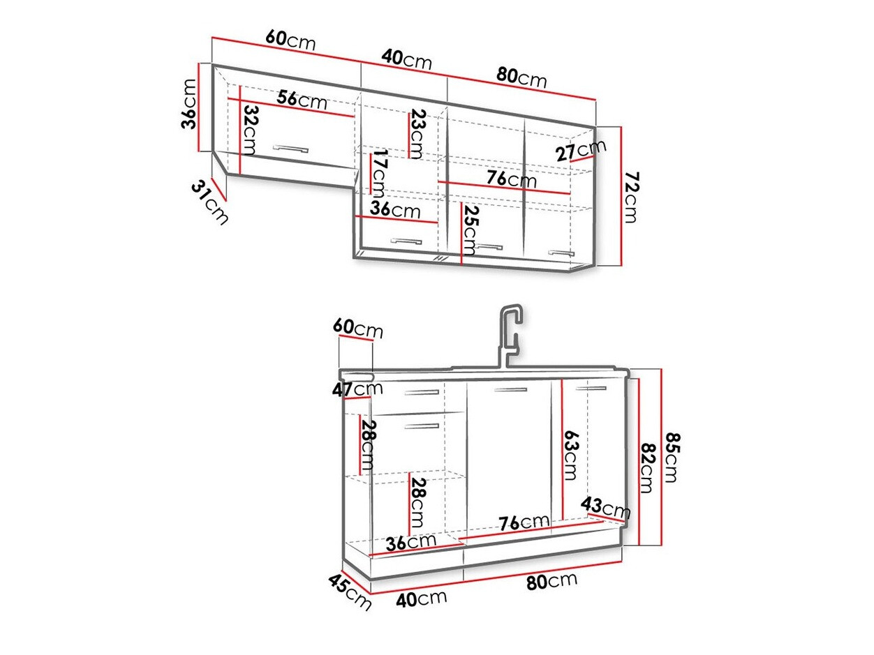 Kitchen set Trenton 172