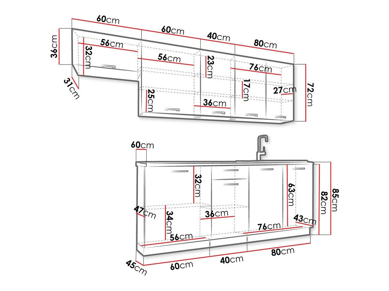 Kitchen set Trenton 173