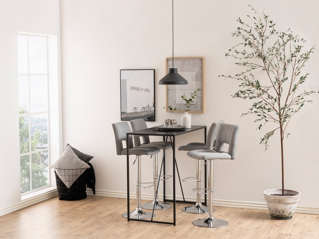 Bar table Norsica Sevferi 162 (Black + Dark ash)