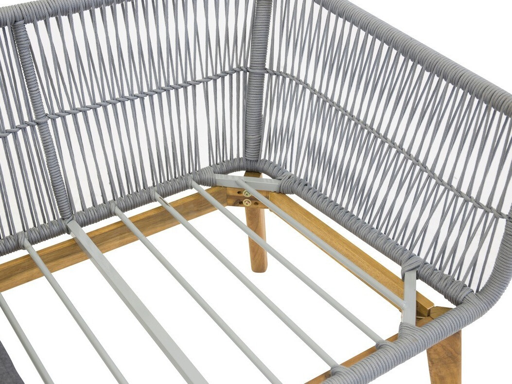 Outdoor furniture set Dallas 661 (Grey + Acacia)